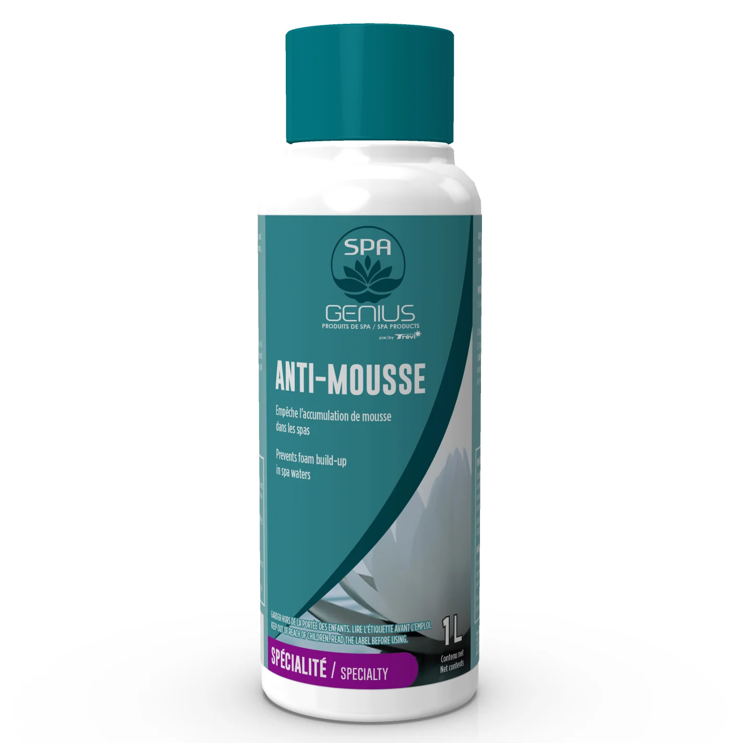 Eau mousseuse dans un spa